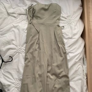 Sage green jumpsuit